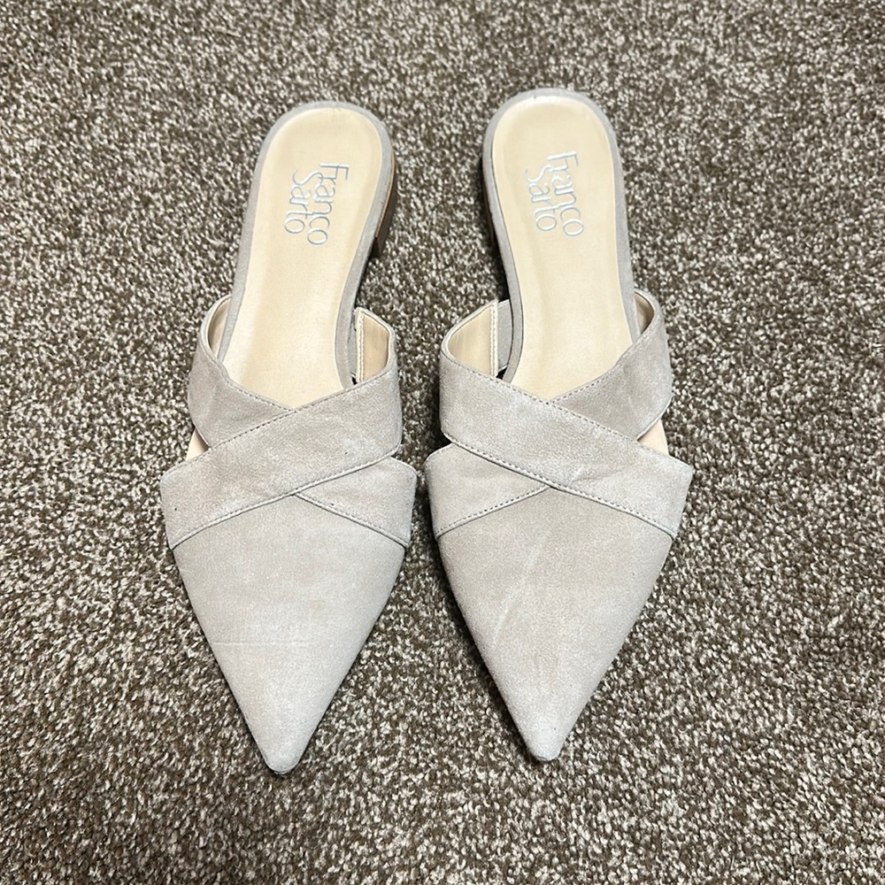 Franco Sarto cutout mules size 8.5